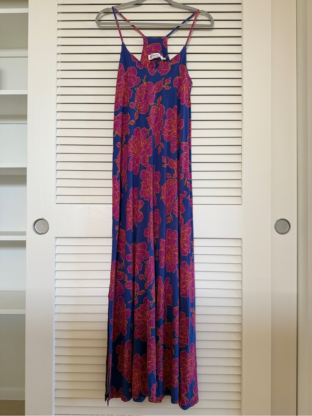 Fighting Eel Dress Maxine in Magnolia Magenta — Size Small